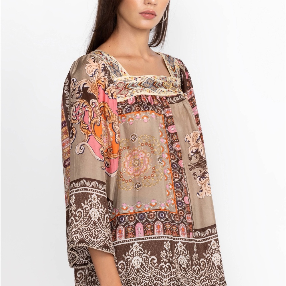 NWT - Johnny Was silk/embroidered Flora - Picture 15 of 16